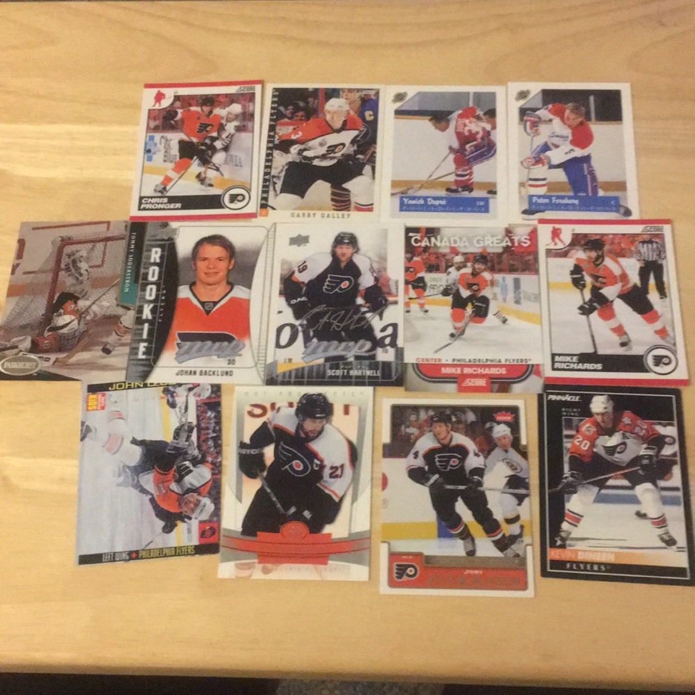 Philadelphia Flyers NHL Collectible Hockey Cards